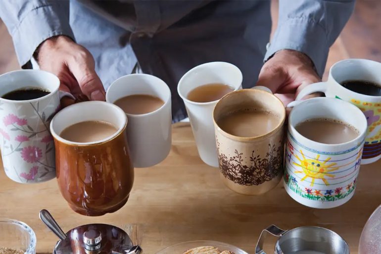 Different cups of tea