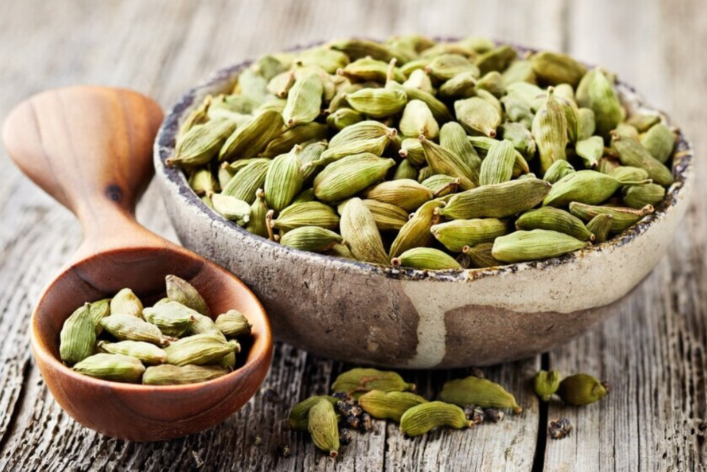 Cardamon Seed on a bowl