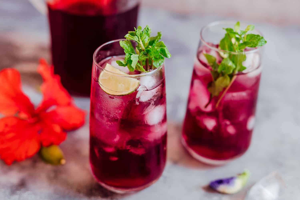 iced Hibiscus Tea